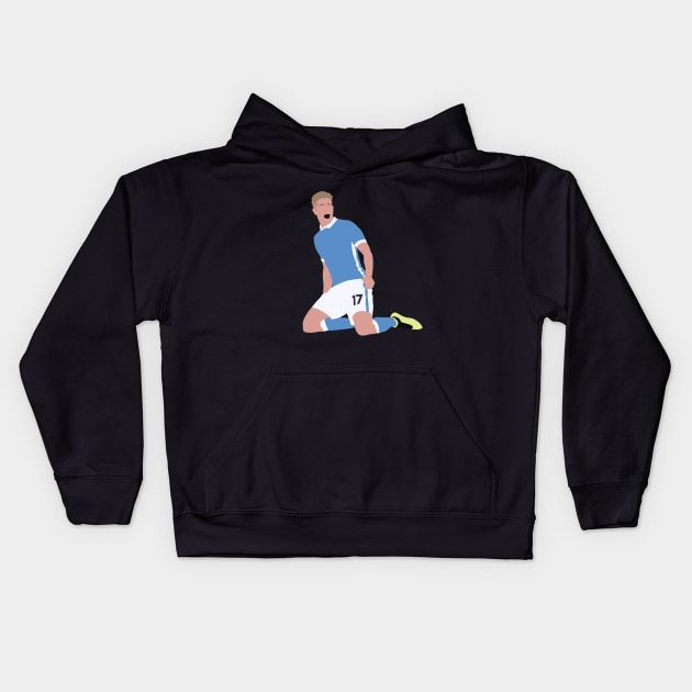 Kevin de Bruyne 17 Man. City Kids Hoodie by Jackshun